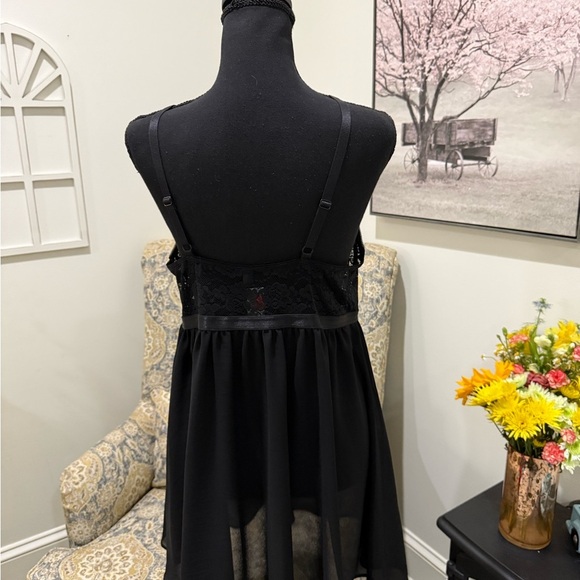 Torrid Black High-Low Babydoll Dress - Picture 6 of 8